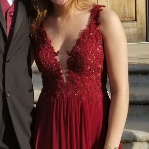 Maroon Dress